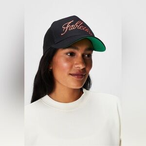 Fabletics Black Unisex Trucker Hat